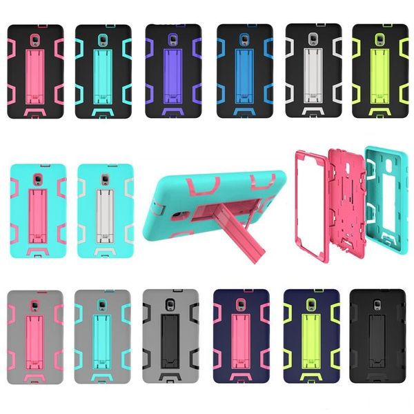 

3 in 1 hybrid robot armor shockproof stand case for samsung tab s5e t720 p200 a t380 2018 t387 t510 p580 10.5 t590 e t377 s3 t820 s4 t830