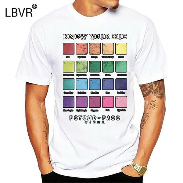 

men tshirt know your hue psycho pass t shirt printed t-shirt tees top