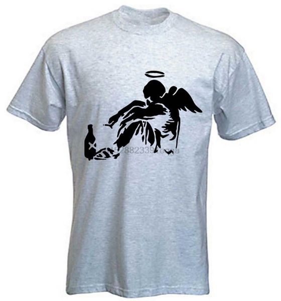 

banksy fallen angel t-shirt - graffiti urban art - choice of 9 colours s-xxxl cotton adults casual tee shirt