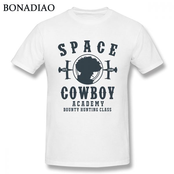 

space cowboy academy t shirt for men vintage short sleeve round neck t shirt plus size camiseta