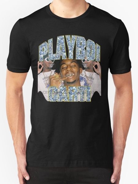 

new playboi carti vintage hip-hop men t-shirt black