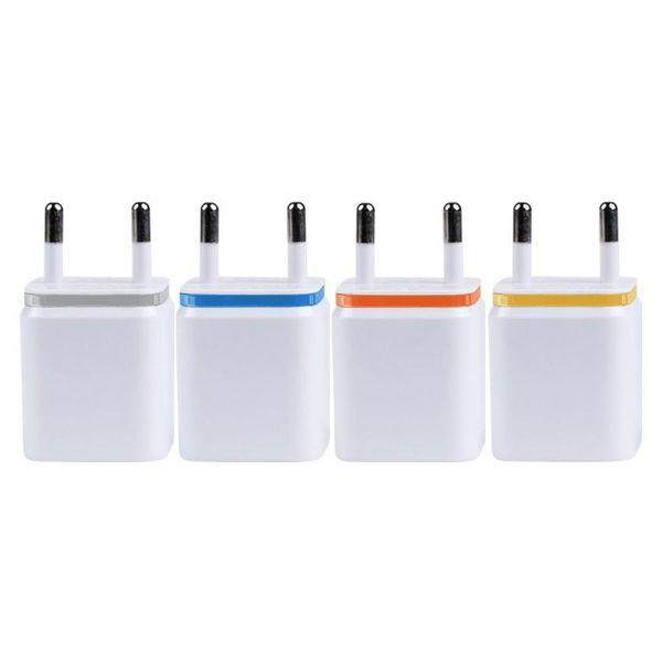 

cgjxs metal dual usb wall charger us eu plug 2 .1a ac power adapter wall charger plug 2 port for iphone samsung galaxy note
