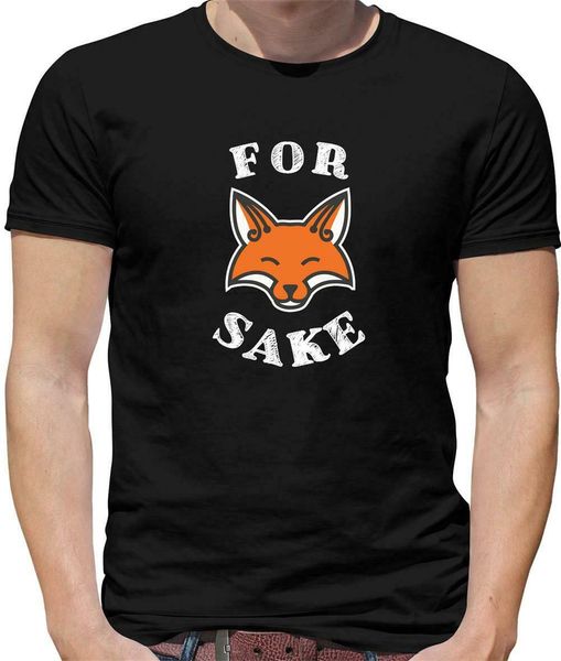 

for fox sake mens t-shirt - funny - meme - spoof plus size tee shirt