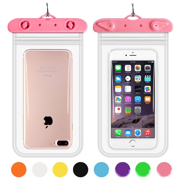 

swimming phone bags diving waterproof swimming 3.5 to 6.0 inch waterproof cell phone case dry bag storage drifting sport bags