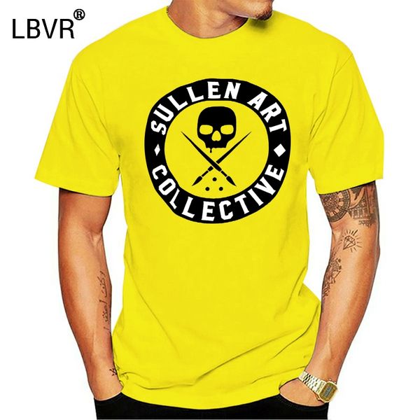 

sullen art collective red hip hop skull mens cool funny t shirt