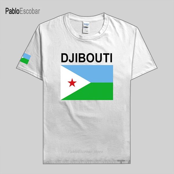 

republic of djibouti dji mens t shirts jersey hip hop nation cotton t-shirt fitness brand clothes country flag casual summer
