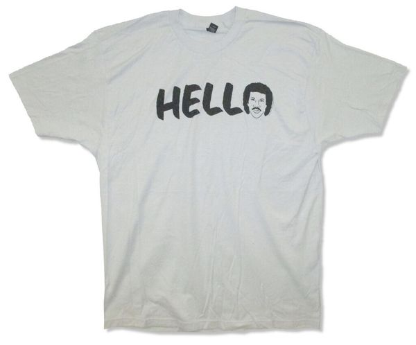 

lionel richie hello face sketch grey t shirt new official comfortable t shirt,casual short sleeve tee wholesale tee