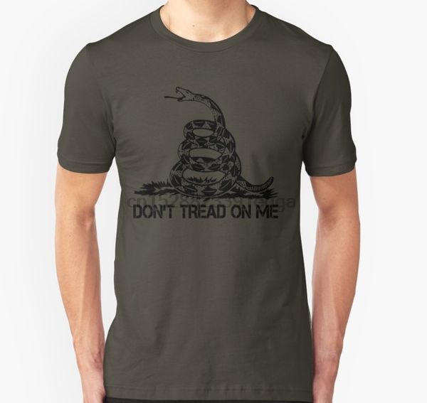 

мужчины с коротким рукавом футболки dont tread on me snake t shirt женщины футболку