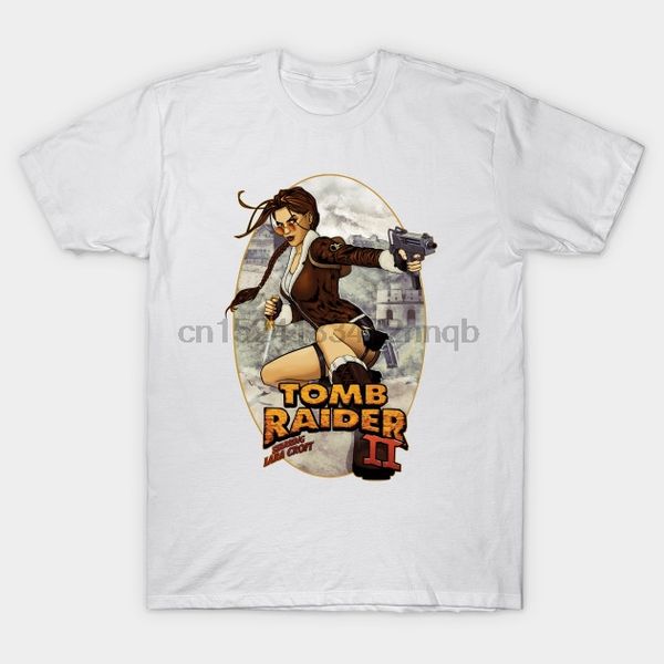 

tomb raider ii мужские футболки топы тройники фитнес хип хоп мужчины хлопок футболки одежда супер большой размер cmt
