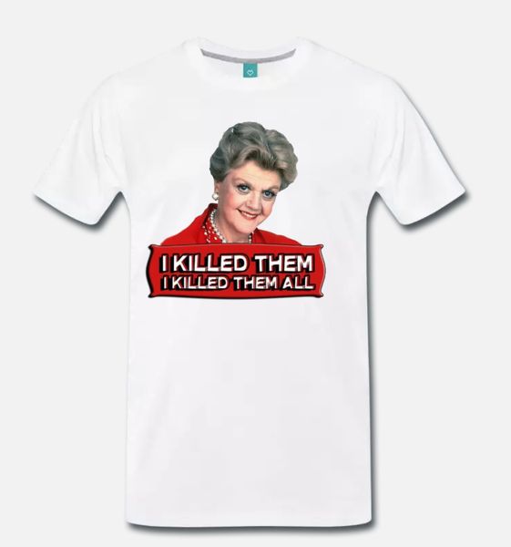 

футболку tributo синьора в giallo lansbury флетчер divertente - s-м-l-xl-2xl-3xl