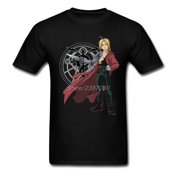 

the young alchemist fullmetal alchemist t shirt car styling brand clothing o-neck cotton 3xl short sleeve custom men t-shirt