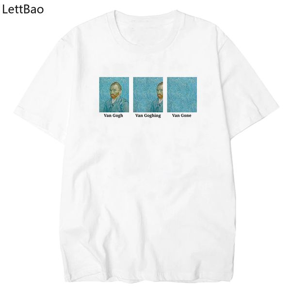 

lettbao van gogh van goghing van gone t shirt funny harajuku clothes fashion hipster men t shirt 2019 new t-shirt