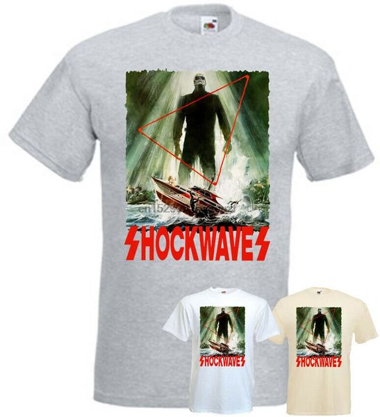 

shock waves movie poster v3 t-shirt white natural heather grey all sizes s...5xl