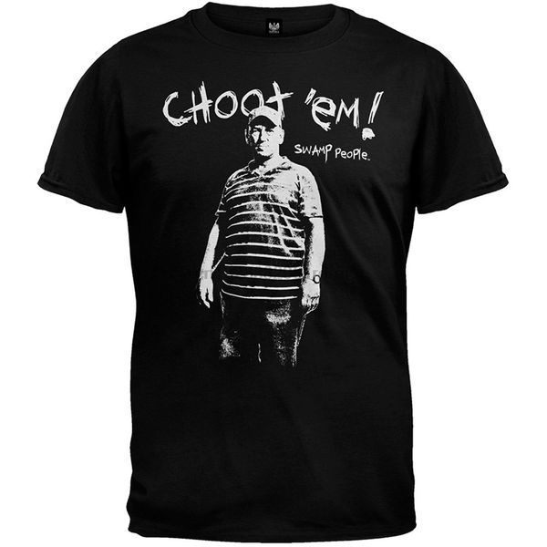 

2018 swamp people - mens choot em t-shirt fashion men t shirt clothing printed cotton man o neck top