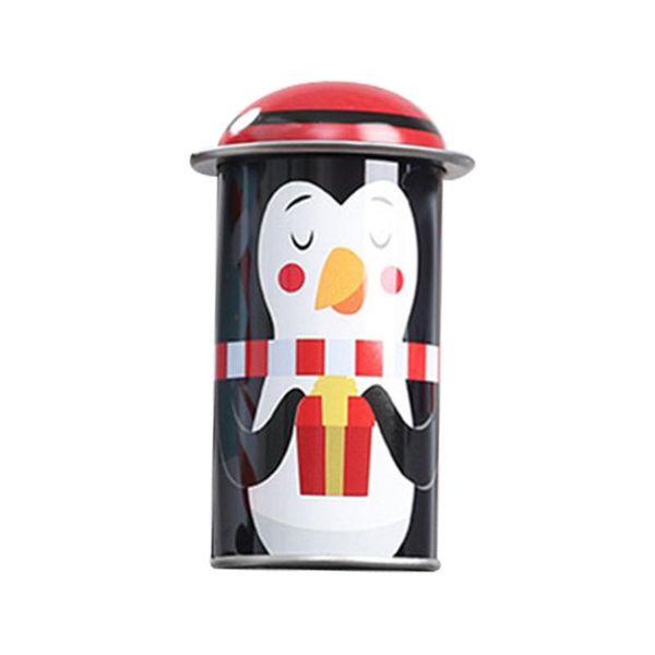 

1pc christmas patterned gift boxes tin boxes leaf container candy for candy sugar
