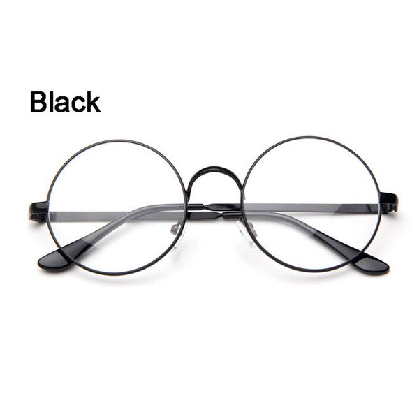 

fashion sunglasses frames 2021 brand vintage round 5 colors optical frame eye glasses for men or women eyeglasses eyewear, Black