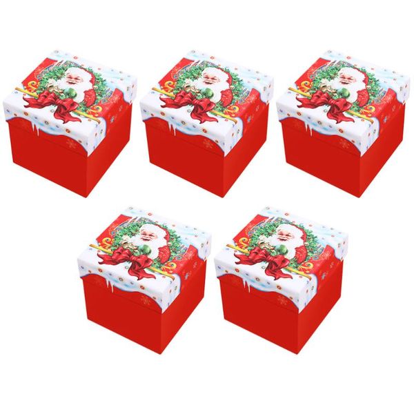 

1 set lovely safe fashionable durable candy boxes storage boxes for christmas