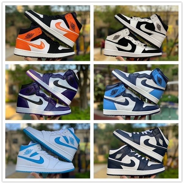 

2020 union white snakeskin jordan retroÂ 1 unc shoes travis x futura scotts shoes court purple sneakers xc, Black