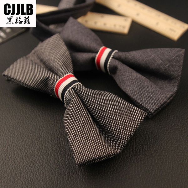 

neck ties grey patchwork bow for men groom black british style cotton bowties 7 colors marry wedding party butterfly cravat, Blue;purple