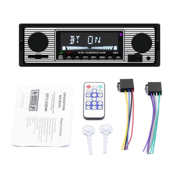 

stereo car vintage audio bluetoooth mp3-плеер fm-приемник многофункциональный авто 87he