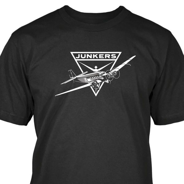 

tshirt homme 2020 new casual short-sleeved men junkers tante ju 52 casual t-shirt