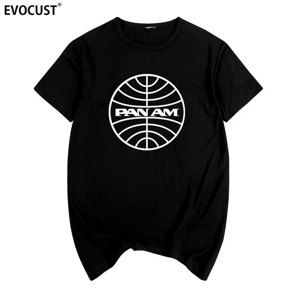 

panam pan am vintage classic retro summer print t-shirt cotton men t shirt new women tee