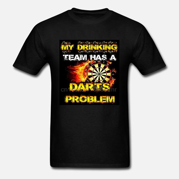 

сделать a t shirt short men выпивку команда имеет дартс crew neck коротким рукавом футболки