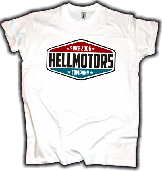 

с коротким рукавом для мужчин одежда летняя оригинальный hellmotors v8 team t-shirt cooles us muscle car hot rod рубашки tee shirt