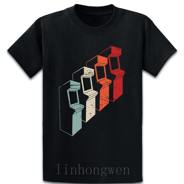 

pinball machine t shirt funny personalized cotton plus size 5xl vintage slim famous summer shirt