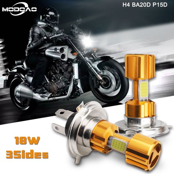 

winsun h4 led motorcycle headlights bulb 6500k 12v motorbike fog light cob moped scooter outdoor lighting h4 hi-lo bulbs ba20d p15d