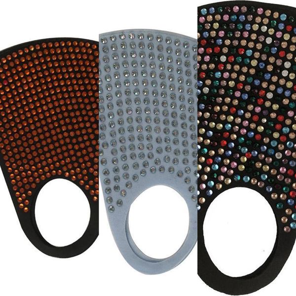 

diamond fashion protective bling bling dustproof mask pm2.5 mouth masks washable reusable v8sy