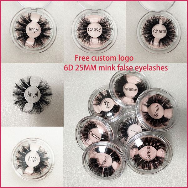 

6d mink lashes dramatic fluffy 25mm long eyelashes messy reusable cruelty eye lash