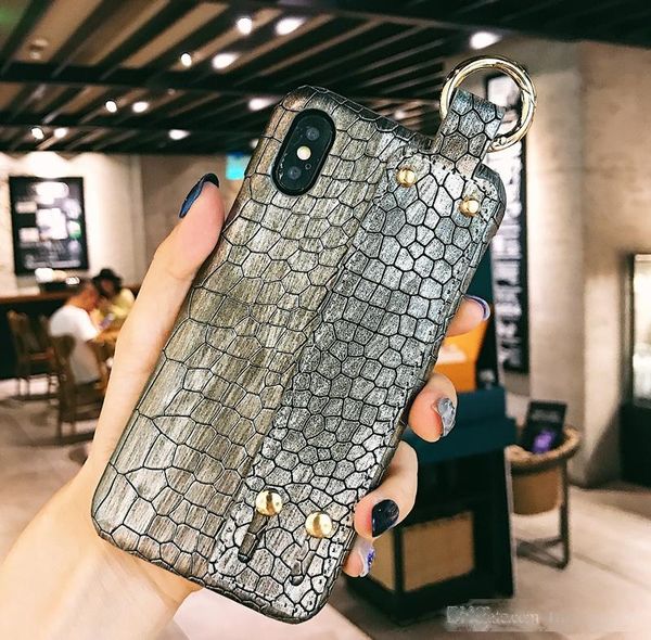 

crocodile pattern mobile phone case for iphone xs max, xs, xr, x series fashionable phone case