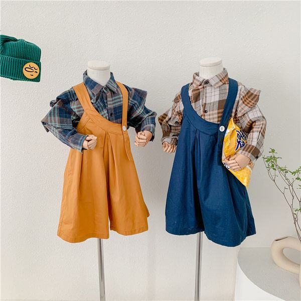 

2020 autumn new arrival girls fashion cotton overalls kids casual overalls kids girl jumpsuit, Blue