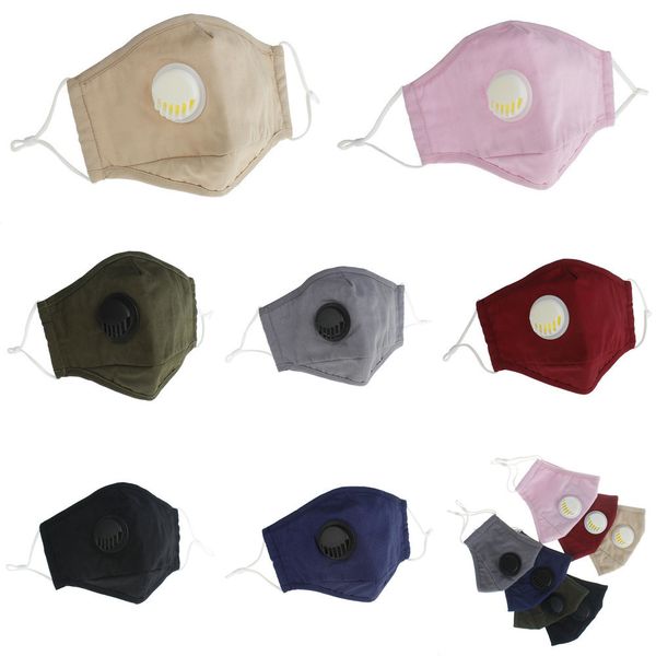 

2020 новая washable маска рм2,5 anti-пыли многоразовые маски клапан защитный cotton face ma 2qhx