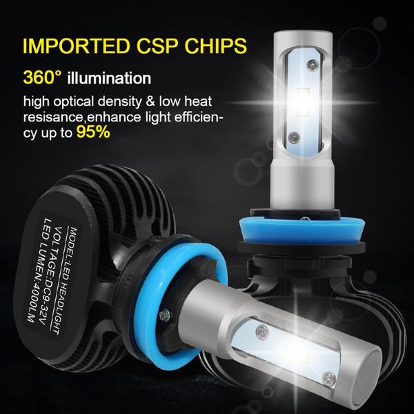 

1set *sell 25w 4000lm led headlight h11 3 4 9005 9006 h4 h13 9004
