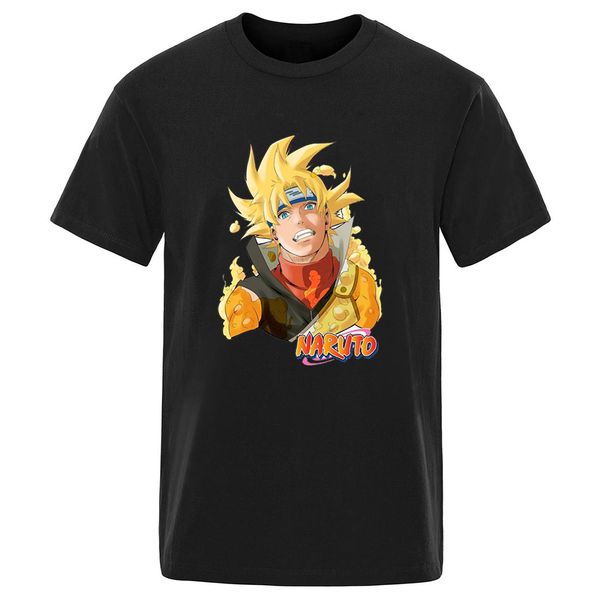 

naruto printing 2020 round neck short sleeve t-shirt for man harajuku fashion camisetas retro leisure 2020 ropa de hombre