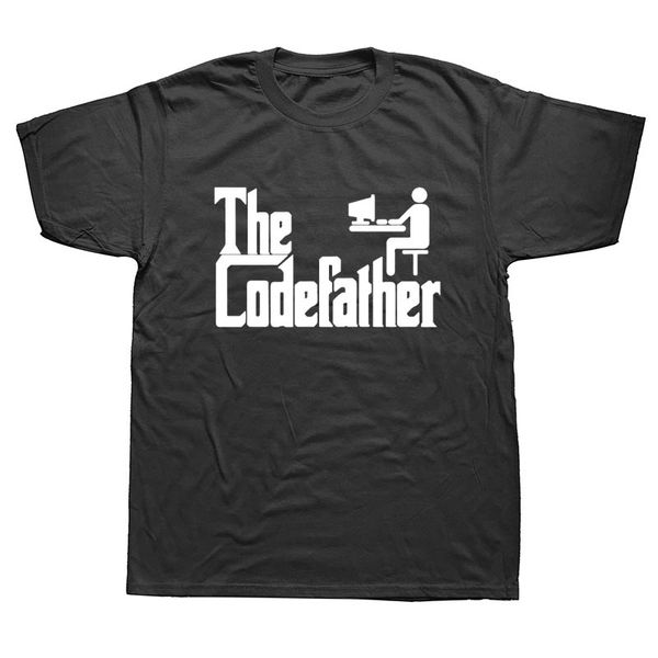 

brand the code father t-shirt cotton tees men short sleeve the codefather casual geek tshirt t shirt plus fashion