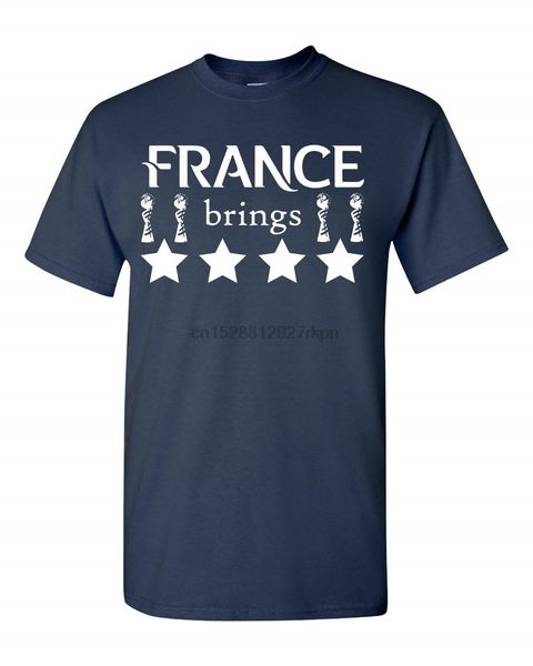 

all things apparel france brings 4 stars - soccer men's t-shirt