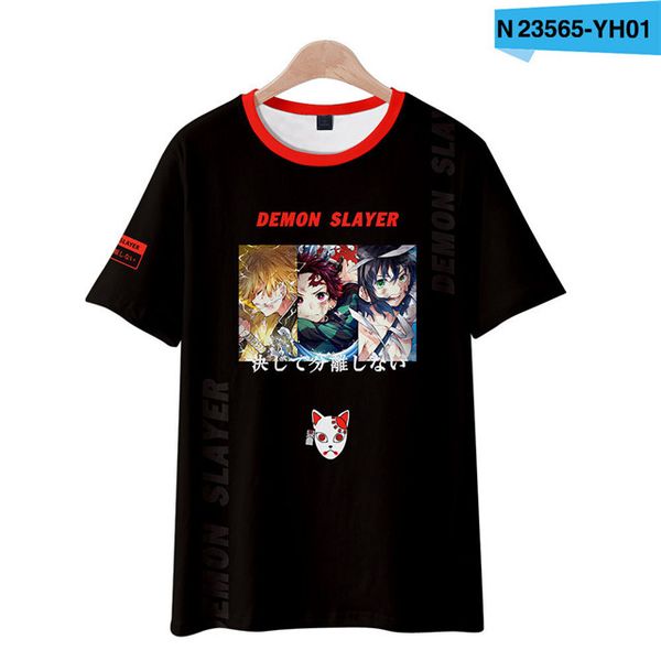 

anime demon slayer kimetsu no yaiba tanjiro kamado pullover boys 3d print shirts harajuku comics funny men clothing