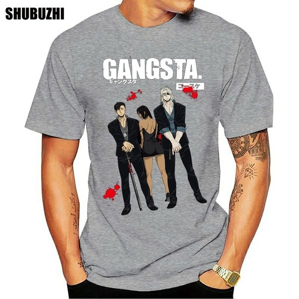 

gangsta манга аниме 2 футболка прохладный топы tee shirt мужские бренд teeshirt мужчин летом хлопка футболку