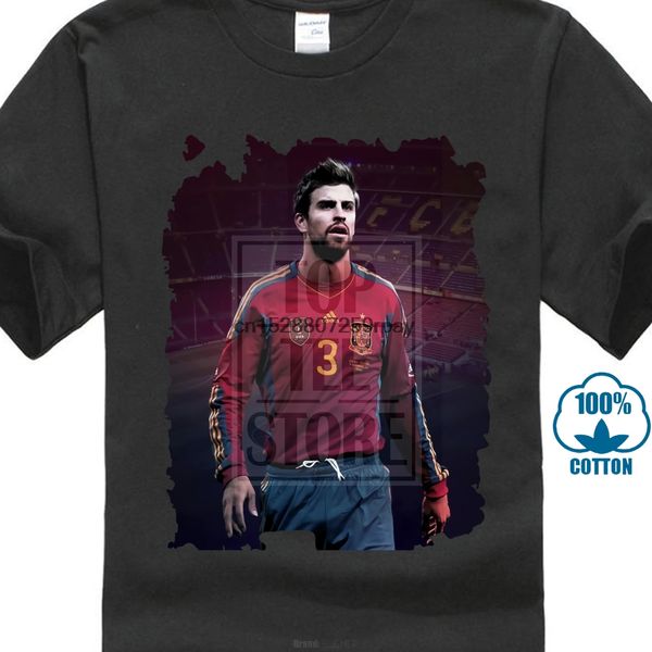 

gerard pique fashion summer paried tshirts new fashion men short sleeve