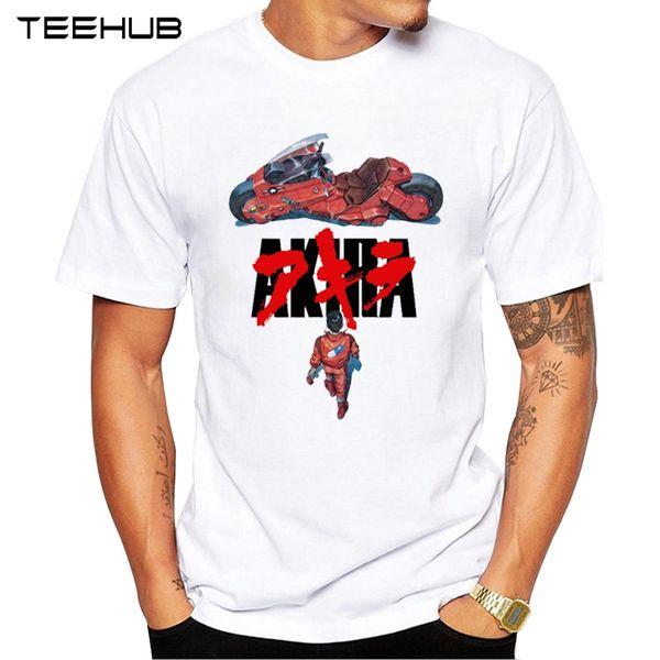 

teehub мода akira дизайн мужчины t-shirt synthwave akira printed tee shirt с коротким рукавом смешные geek топы охладить классические футбол