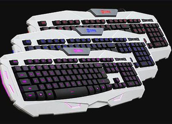 

new colorful backlights professional mechanical gaming keyboard usb pc keyboards illumination backlit gaming keyboard delog