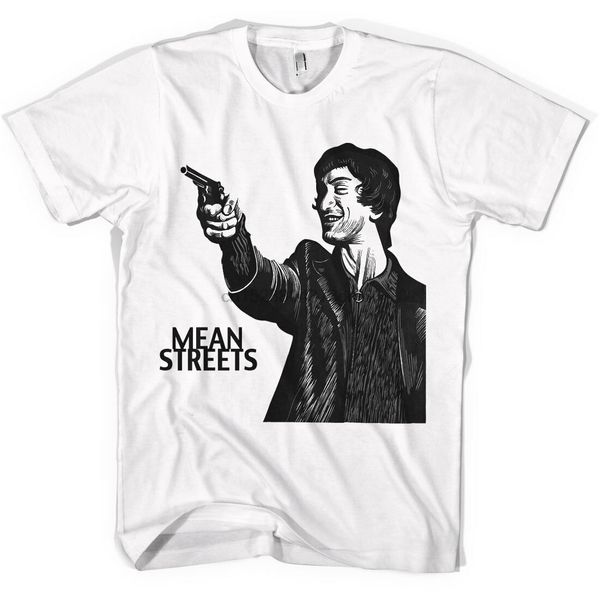 

mean streets robert de niro harvey keitel t shirt all sizes colours summer style hip hop men t-shirt