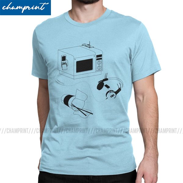 

steins gate minimal phonewave men's t shirts vintage tees short sleeve crew neck t-shirts pure cotton new arrival clothes