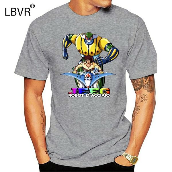 

jeeg robot cartoon years 80 t-shirt for men and child colorful tee shirt