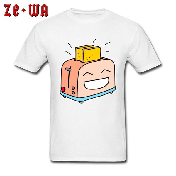 

funny cartoon t shirts for boy happy toaster graphic 16 colors men tshirt short sleeev summer fashion tees drop shipping