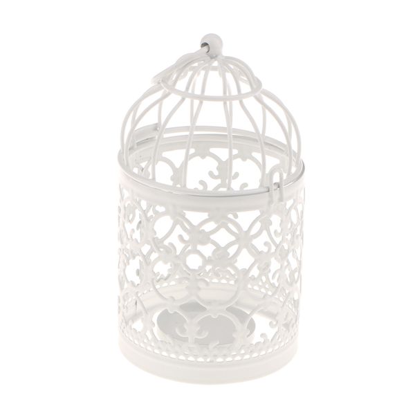 

metal cage shaped tea light candle holder iron candlestick hurricane lantern lamp for home garden wedding decor