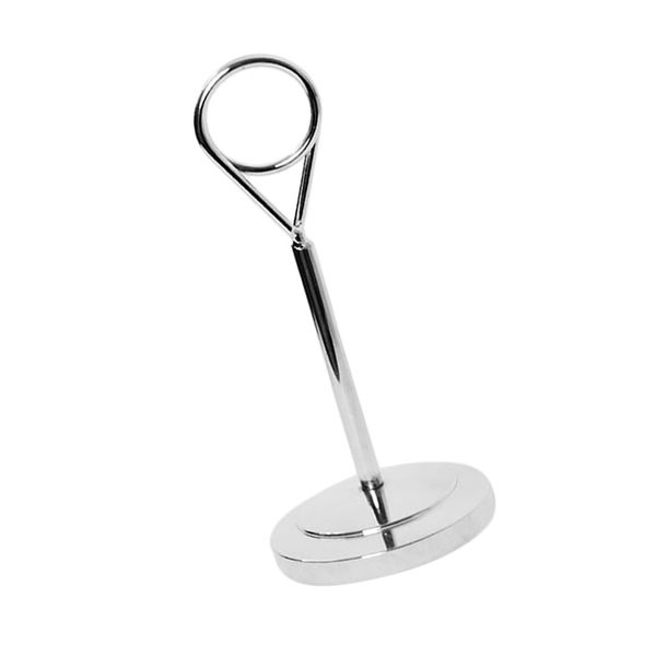 

stainless dining table meal card holder l number clip business card clip